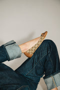 Gucci Monogram Canvas Ballet Flats