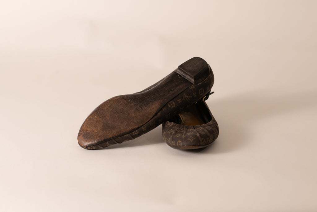 Louis Vuitton Monogram Canvas Ballet Flats