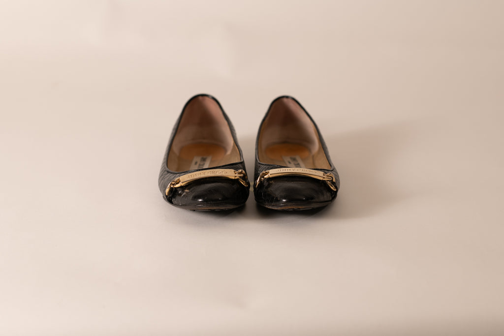 Jimmy Choo Patent Leather Ballet Flats