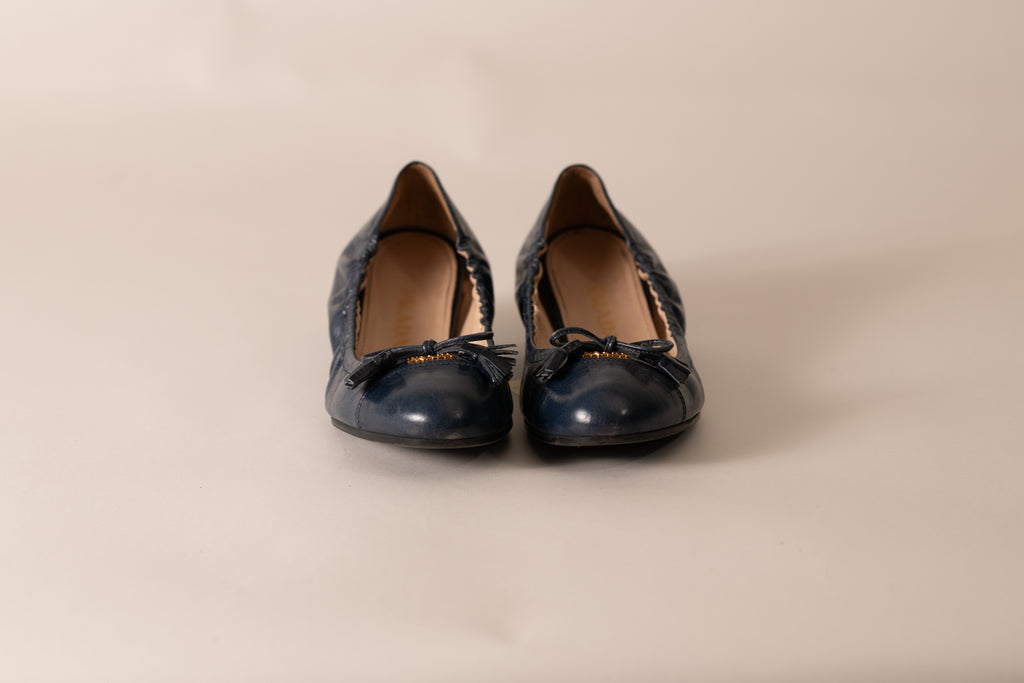 Prada Cap Toe Ballet Flats