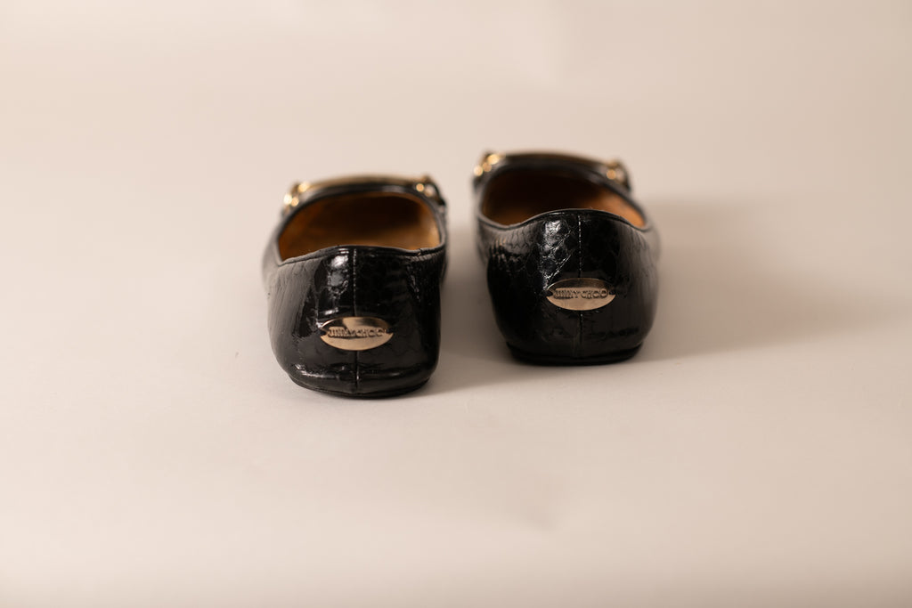 Jimmy Choo Patent Leather Ballet Flats