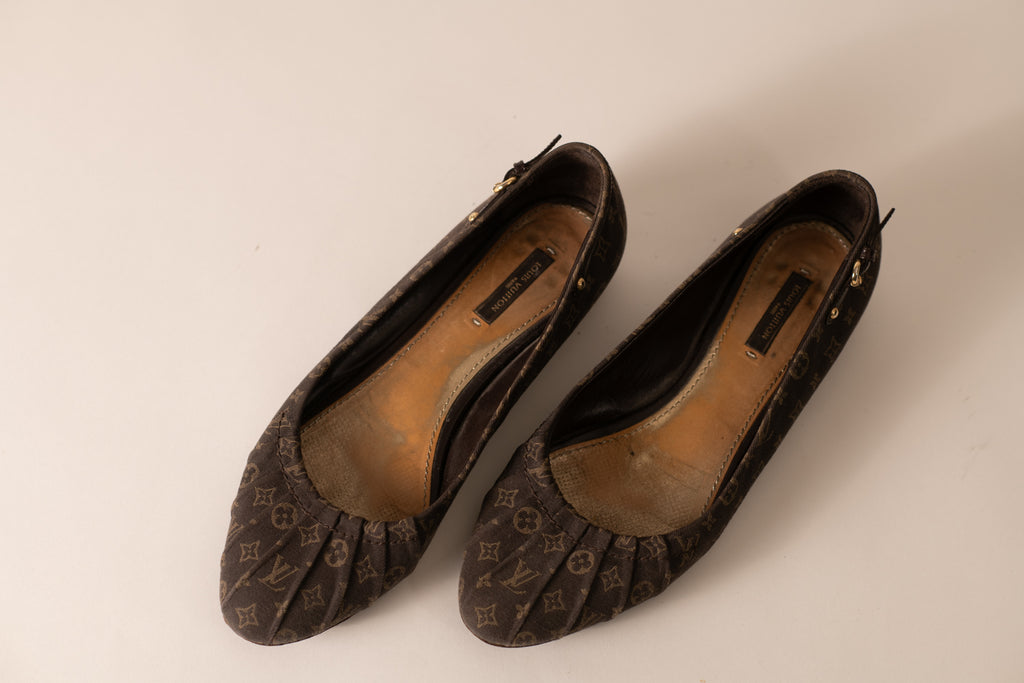 Louis Vuitton Monogram Canvas Ballet Flats