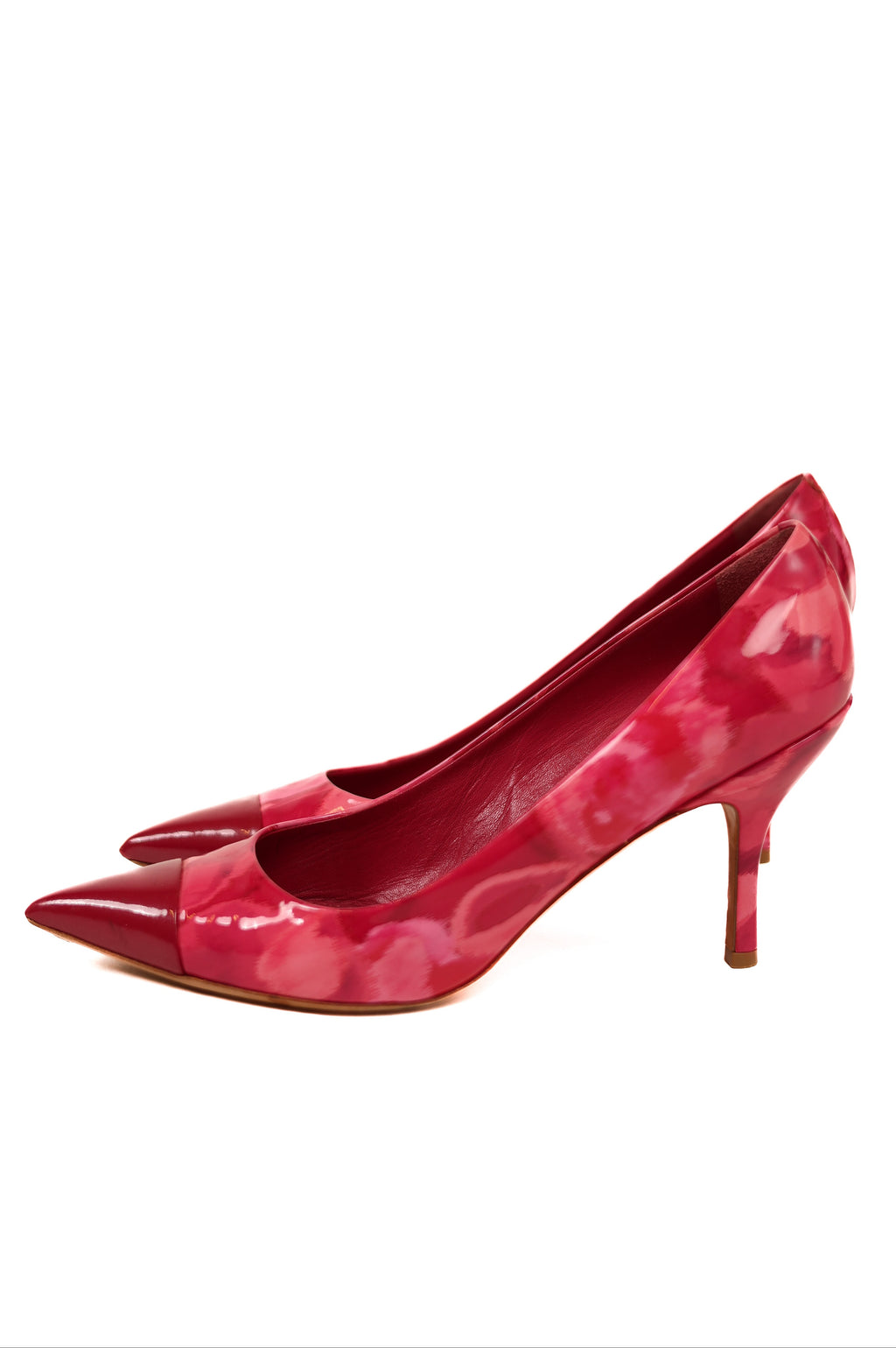 Louis Vuitton Patent Leather Printed Pumps
