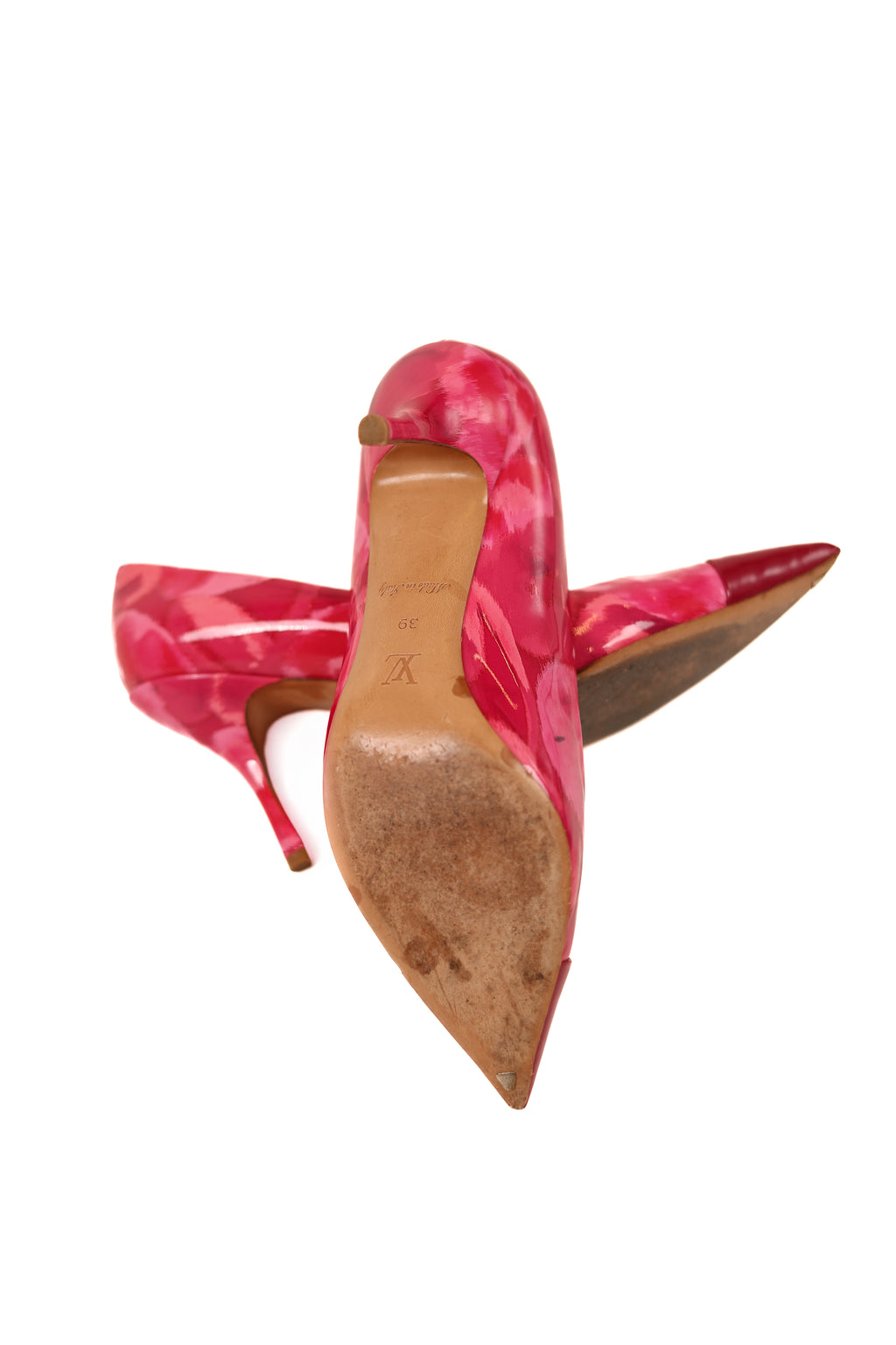 Louis Vuitton Patent Leather Printed Pumps