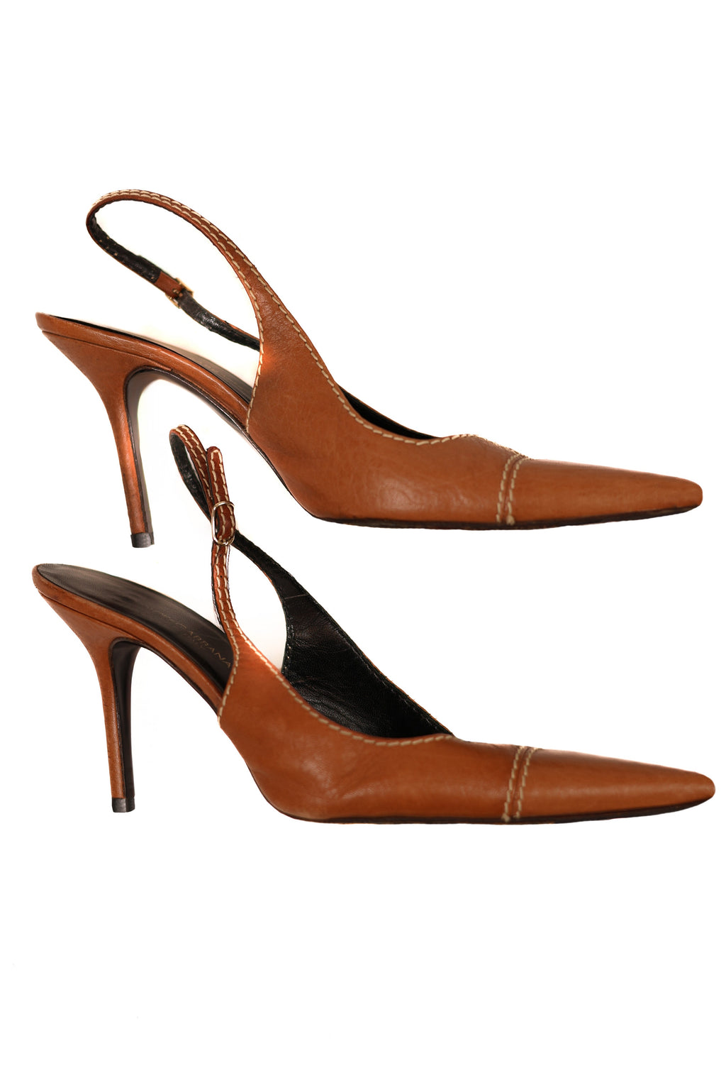 Dolce & Gabbana Contrast Stitching Mary Jane Pumps