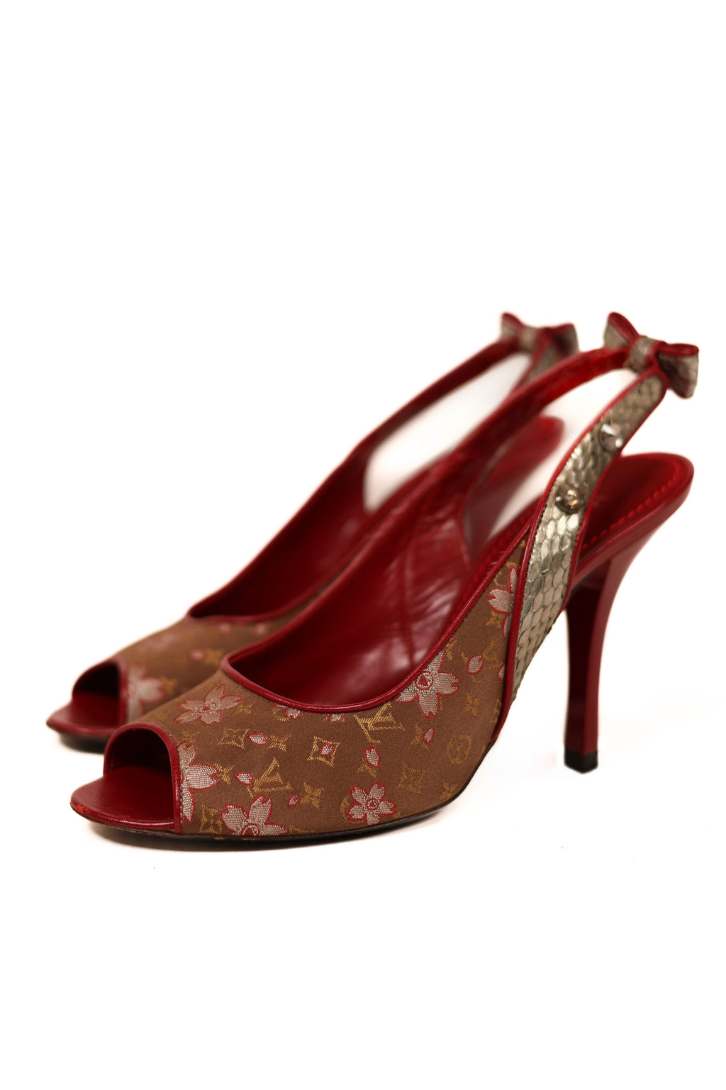 Louis Vuitton Cherry Blossom Slingback pumps